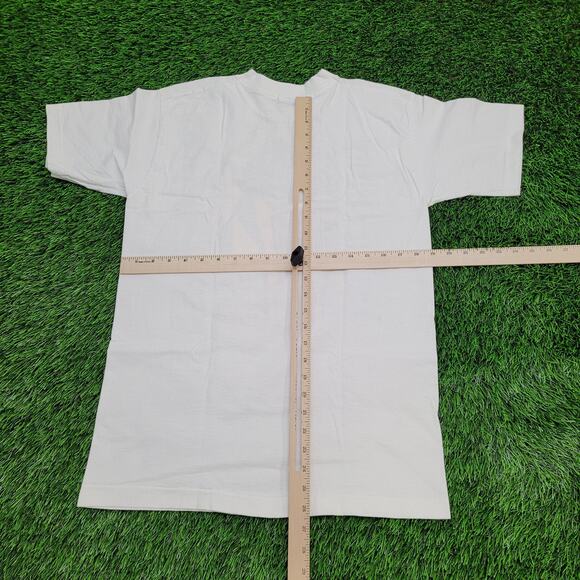 Vintage 90s Beales Street Blues Festival Shirt Medium 19x26 White - Picture 7 of 16